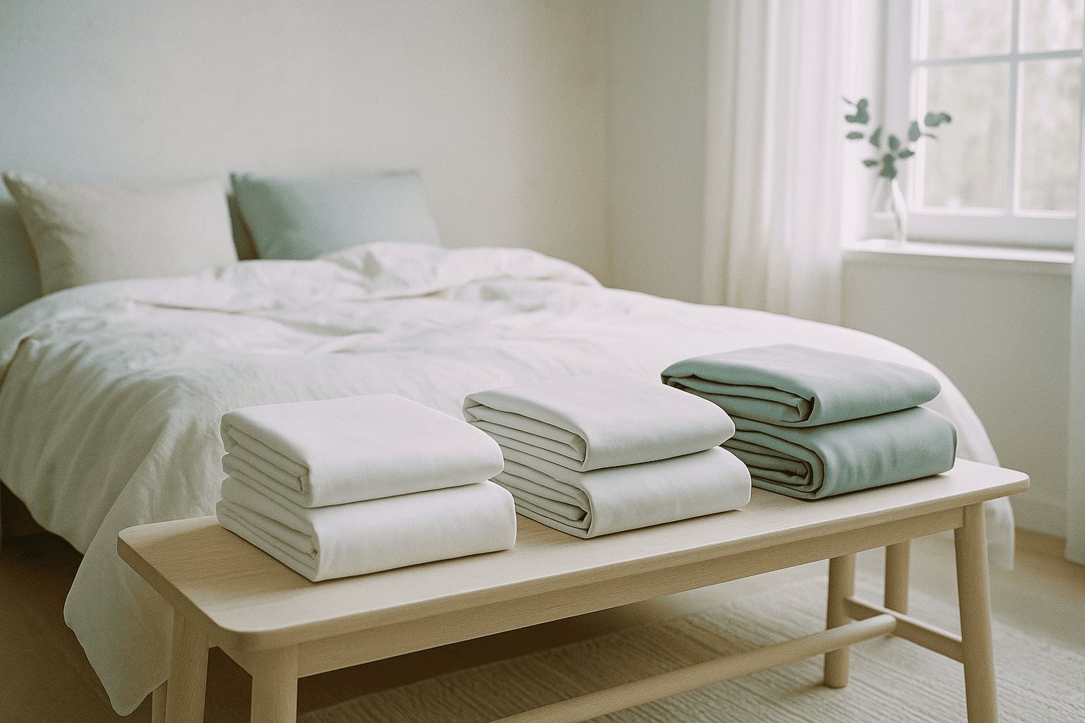 Percale, satiini vai bambu? Lakanoiden materiaalit selkokielellä
