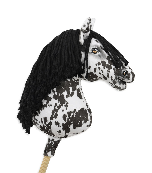Premium Keppihevonen / Hobby Horse - Leopard with black A3