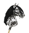 Premium Keppihevonen / Hobby Horse - Leopard with black A3