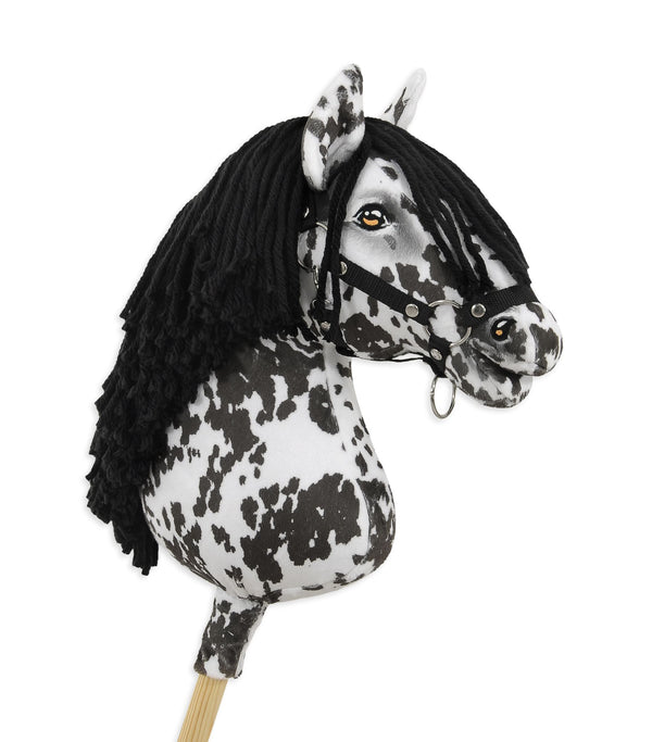 Premium Keppihevonen / Hobby Horse - Leopard with black A3