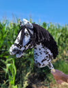 Premium Keppihevonen / Hobby Horse - Leopard with black A3