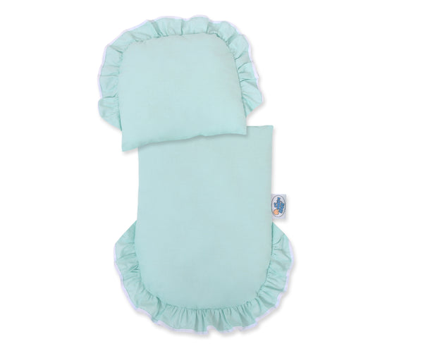 Nukkevaunu - White With Mint