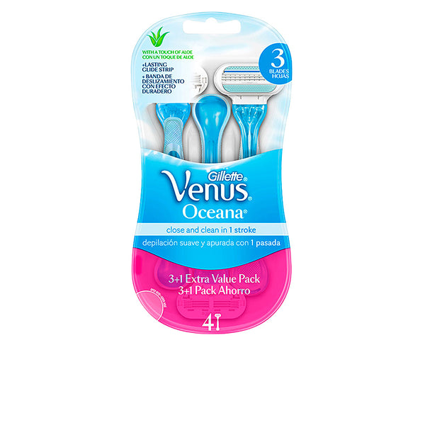 Venus Oceana Maquinilla Desechable 4 U
