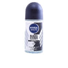 Men Black & White Invisible Deodorant Roll-On 50 Ml