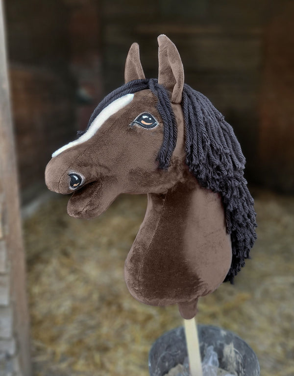 Premium Keppihevonen / Hobby Horse - Dark bay A3