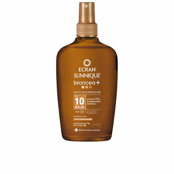 Ecran Sunnique Bronze+ Vapo Oil Spf10 200 Ml