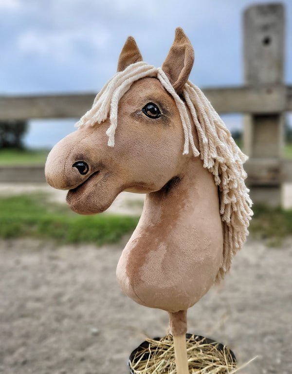 Premium Keppihevonen / Hobby Horse - Palomino A3