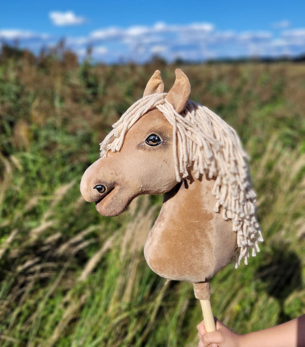 Premium Keppihevonen / Hobby Horse - Palomino A3