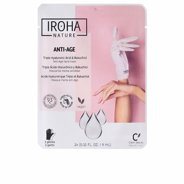 Anti-Age Triple Hyaluronic Acid & Bakuchiol Hand Mask 9 Ml