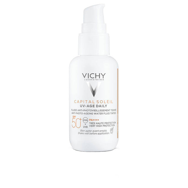 Capital Soleil Uv Age Daily Photoprotective Fluid Color Light Spf50+ 40 Ml