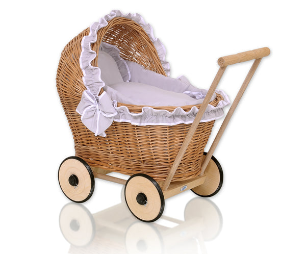 Nukkevaunu - Harmaa 2