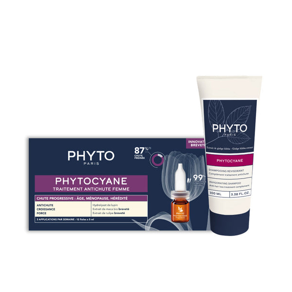 Phytocyane Progressive Anti-Fall Treatment Women Lot 2 Pcs