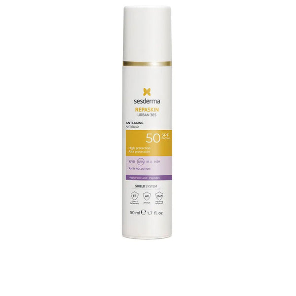 Repaskin urban 365 ikääntymistä ehkäisevä aurinkosuoja spf50 50 ml