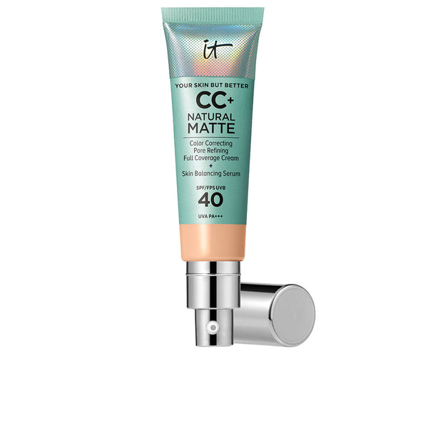 Cc+ Natural Matte Base De Maquillaje En Crema Spf40 #Light Medium 32 Ml
