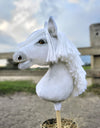Premium Keppihevonen / Hobby Horse - White A3