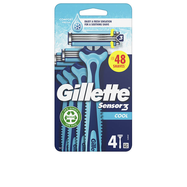 Sensor3 Cool Disposable Razor Blades 4 Units