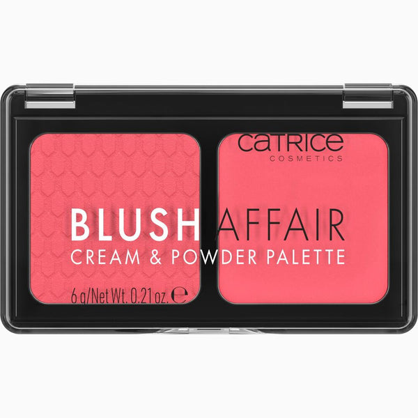 Blush Affair Blush Palette In Powder And Cream #010-Stunning Strawberry 6 Gr
