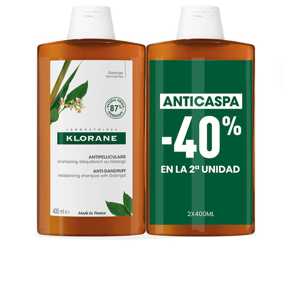 Galanga Anti-Dandruff Rebalancing Shampoo Pack 2 X 400 Ml