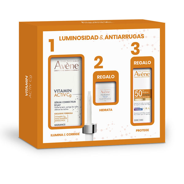 Vitamin Activ Cg Serum + Aqua Gel + Sunscreen Spf50 Case 3 Pcs