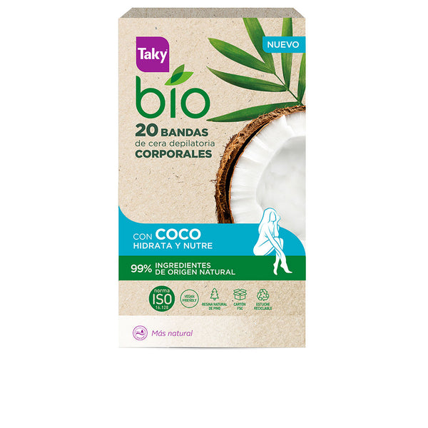 Bio Coco Depilatory Body Wax Strips 20 Units