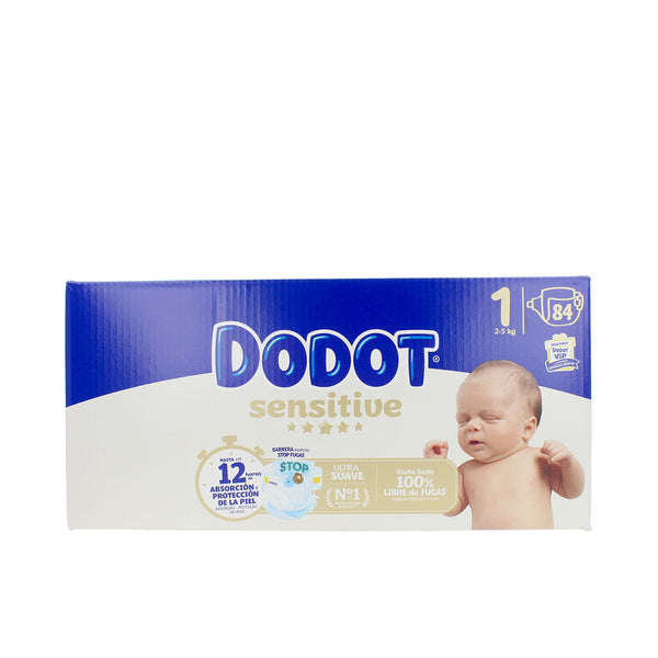 Dodot Sensitive Rn Size 1 Diapers 2-5 Kg 84 Units
