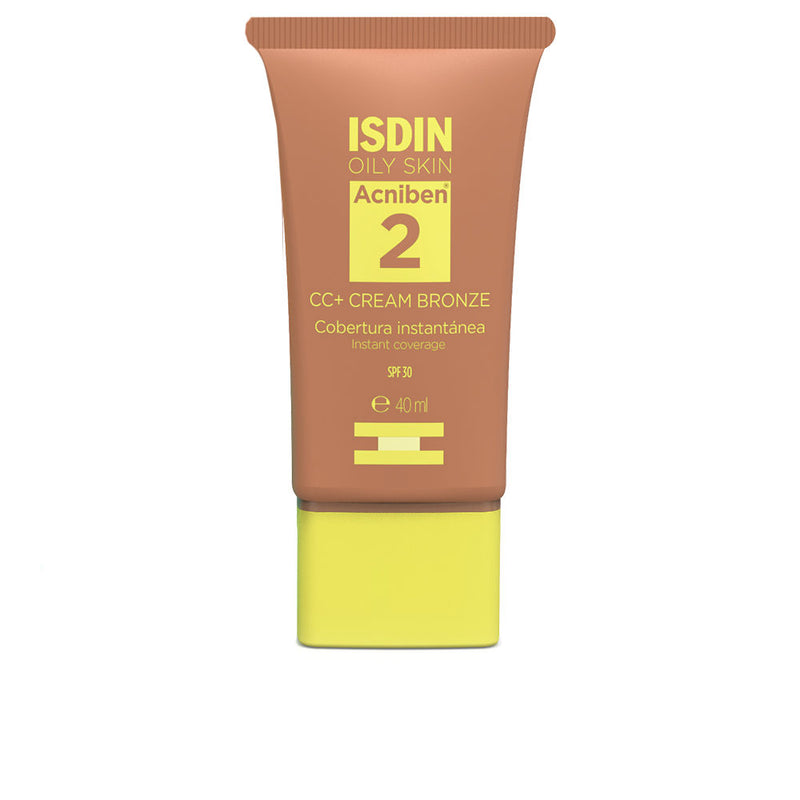 Isdin - Acniben Cc Cream instant coverage Spf30 #Bronze 40 ml
