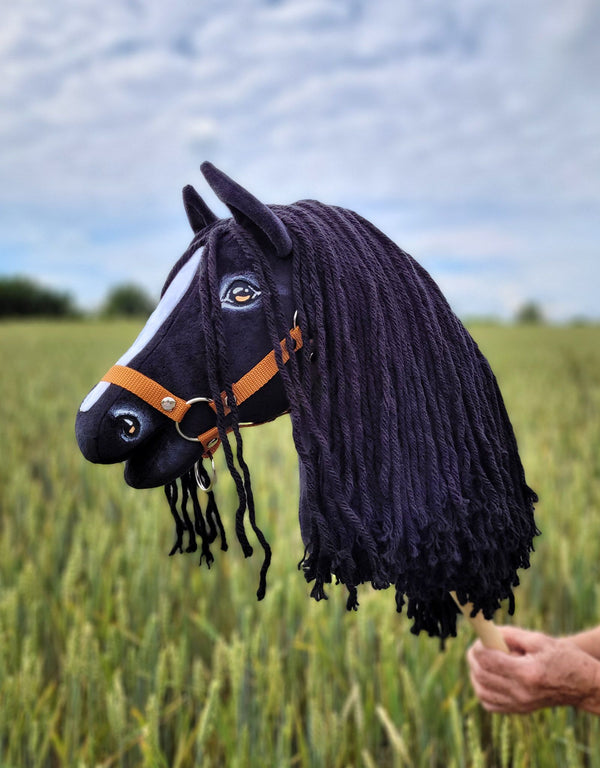 Premium Keppihevonen / Hobby Horse - Fresian horse 2 A3