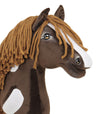 Premium Keppihevonen / Hobby Horse - Western dark bay A3