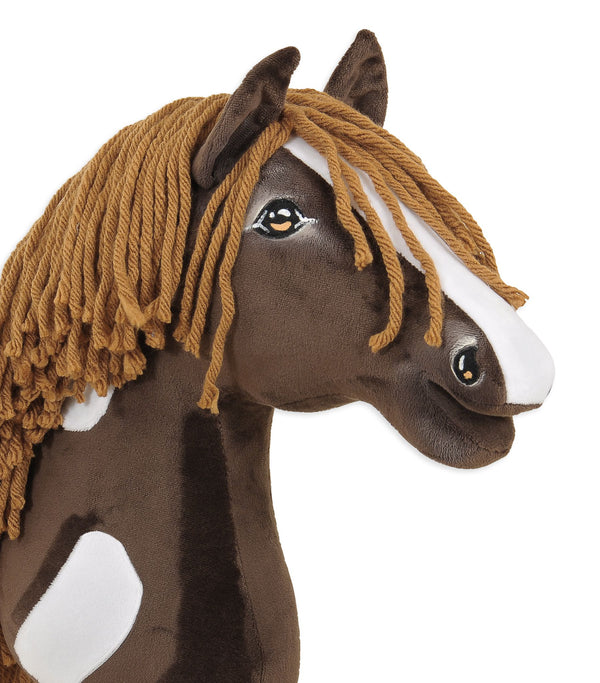 Premium Keppihevonen / Hobby Horse - Western dark bay A3