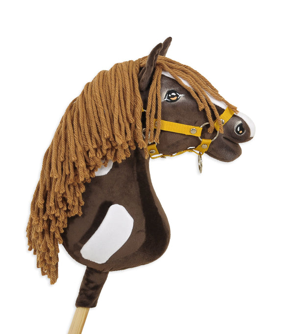 Premium Keppihevonen / Hobby Horse - Western dark bay A3