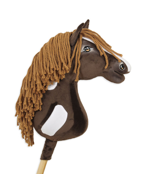 Premium Keppihevonen / Hobby Horse - Western dark bay A3