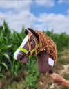 Premium Keppihevonen / Hobby Horse - Western dark bay A3