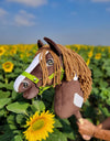 Premium Keppihevonen / Hobby Horse - Western dark bay A3
