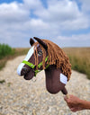 Premium Keppihevonen / Hobby Horse - Western dark bay A3