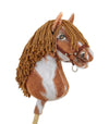 Premium Keppihevonen / Hobby Horse - Tobiano bay brown A3