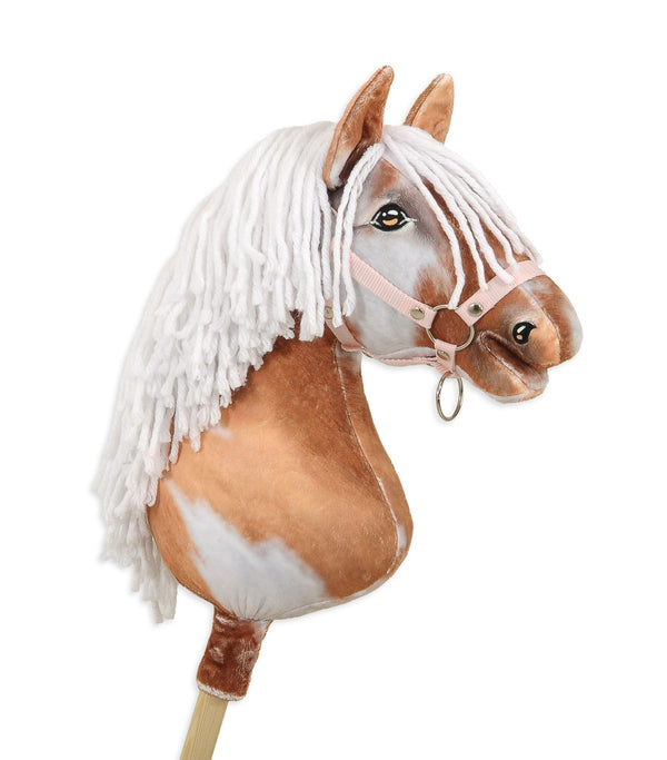 Premium Keppihevonen / Hobby Horse - Tobiano bay white A3