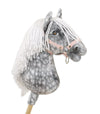 Premium Keppihevonen / Hobby Horse - Dapple grey with white A3