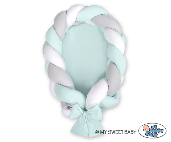 Unipesä letti reunapehmustella - Minttu - Valkoinen