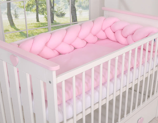 Sängyn letti reunapehmuste - Pinkki