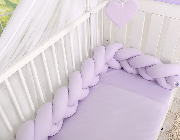 Sängyn letti reunapehmuste - Lila