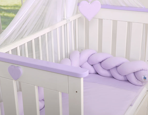 Sängyn letti reunapehmuste - Lila