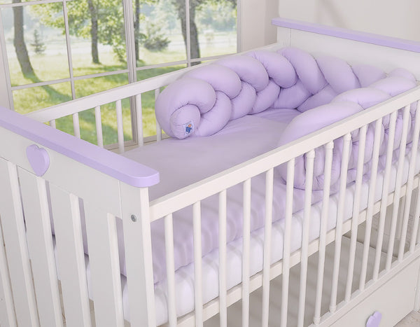 Sängyn letti reunapehmuste - Lila