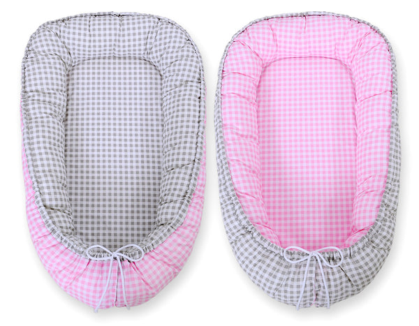Unipesä - Grey Checkered/ Pink Checkered