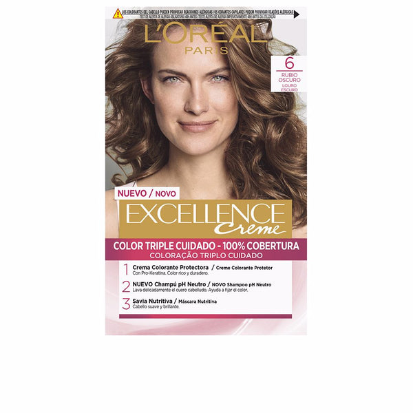 Excellence creme väriaine #6-tummanvaalea 192 ml