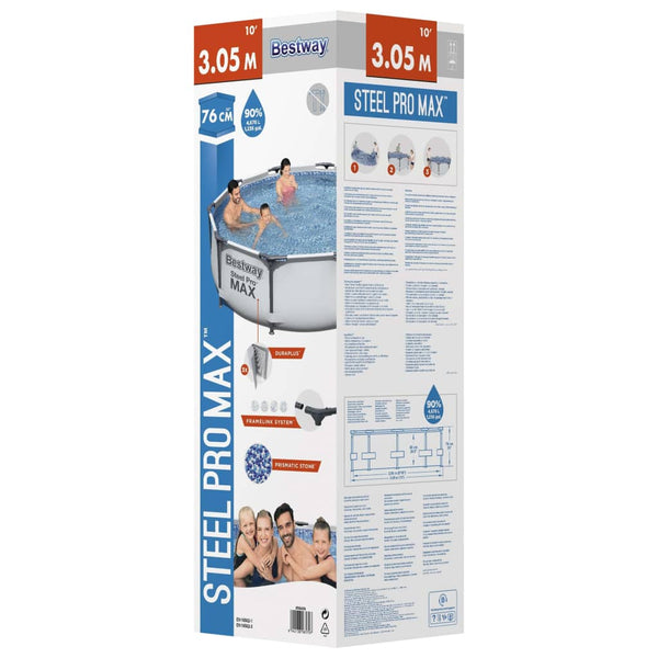 Bestway Steel Pro MAX Uima-allassarja 305x76 cm