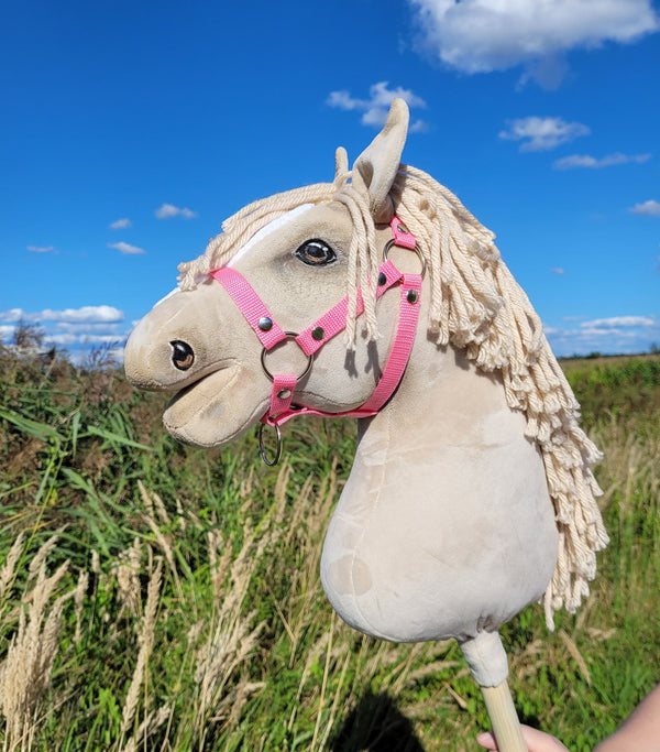 Premium Keppihevonen / Hobby Horse - Cremello horse A3
