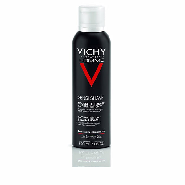 Vichy homme vaahtoava parranajogeeli herkälle iholle 200 ml