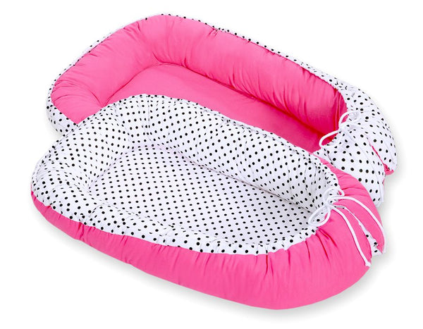 Unipesä - Balck Dots/ Dark Pink