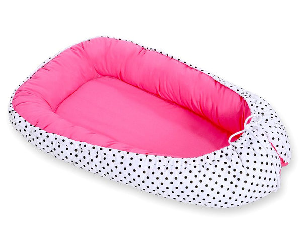 Unipesä - Balck Dots/ Dark Pink