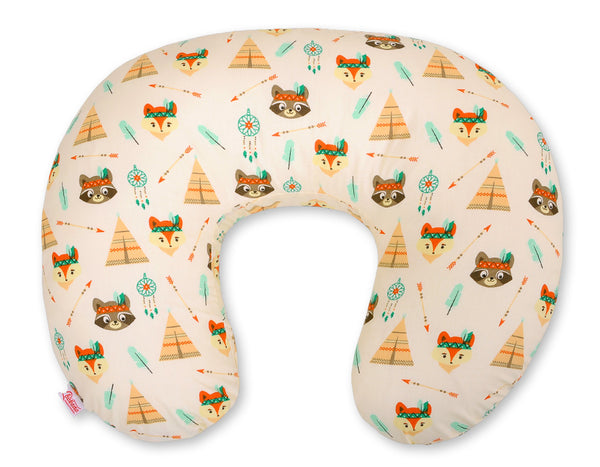 Monikäyttöinen imetystyyny - irrotettava päällinen - teepee cream